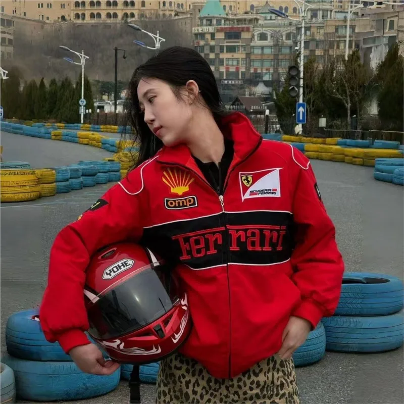 For Ferrari 458 488 599 612 FF F12 F1 Racing Suit Embroidered