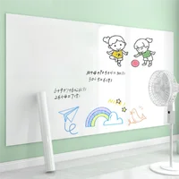 New Electrostatic Whiteboard Sticker Reusable PP Teaching Graffiti Drawing Board Removable Household Erasable Whiteboard 2