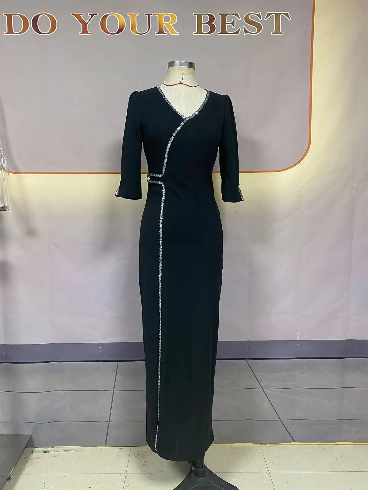 Abaya Muslim Women Party Split Dress Morocco Dubai Abayas Kaftan Islam Long Robe Vestidos Saudi Arabic Jalabiya Eid Dresses