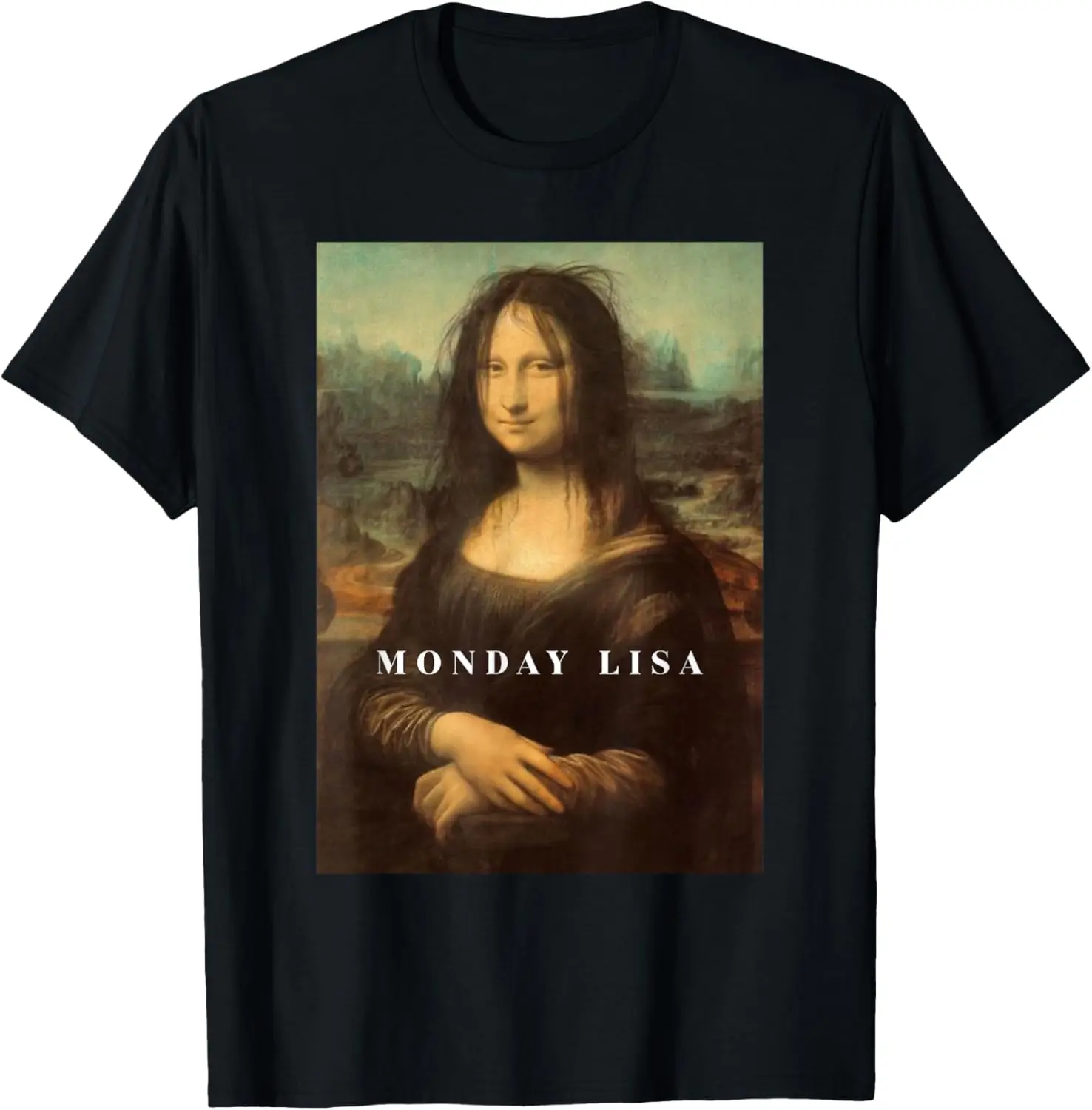 

Футболка Funny Mona Funny Monday Lisa Art