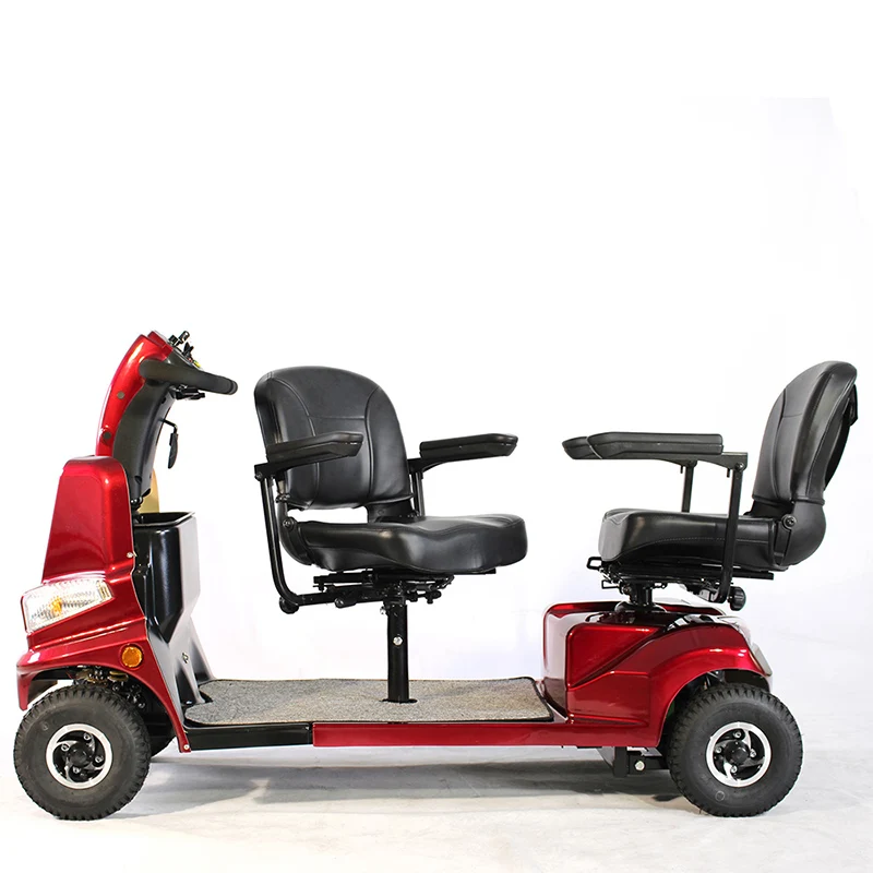 WISKING 48V brushless motor two seat 2 seat mobility electric scooter for the elderly WISKING4033B