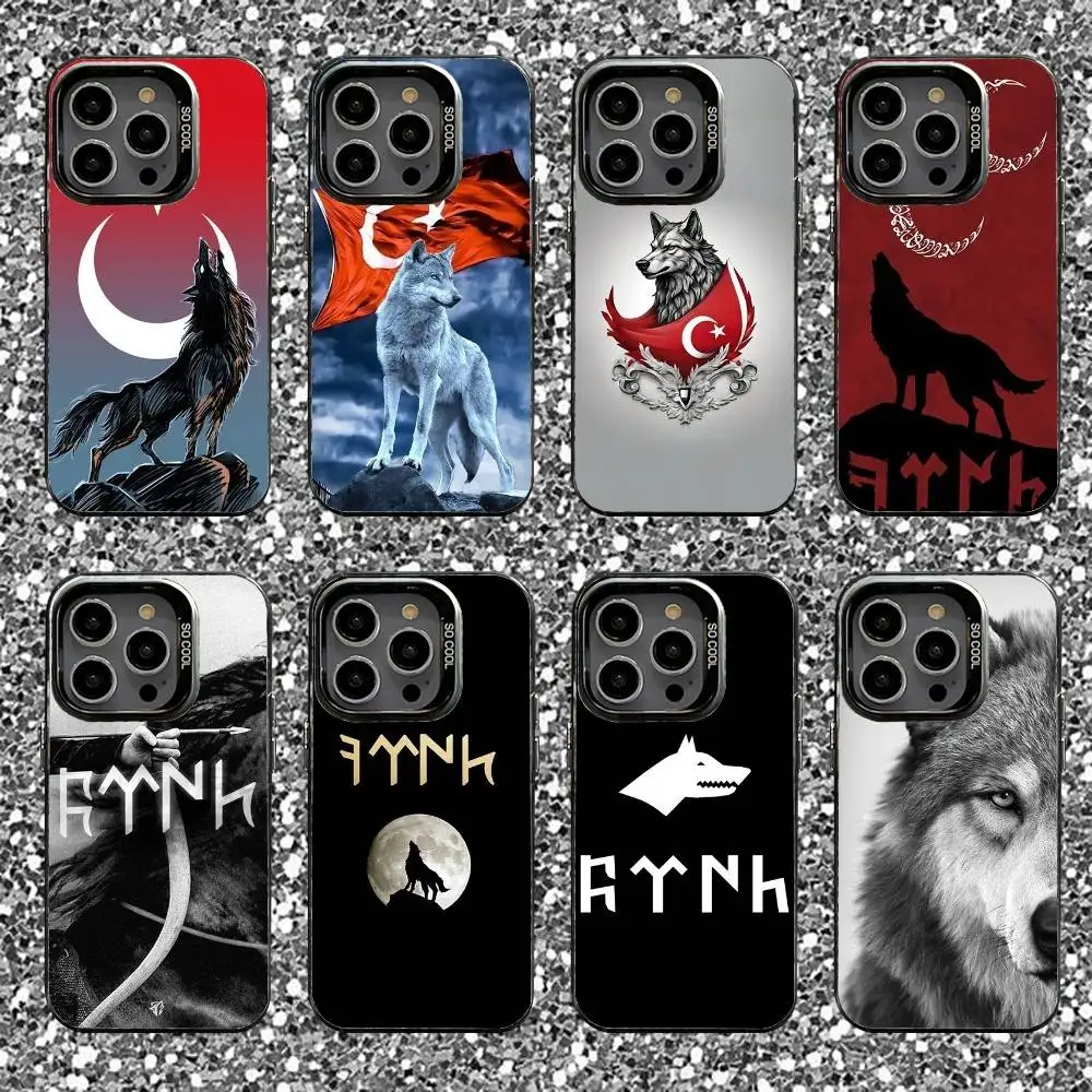 

Bozkurt Phone Case For iPhone 16,15,14,13,12,11,Pro,XS,Max,Plus,Mini,SE Black Candy Matte Shockproof Cover