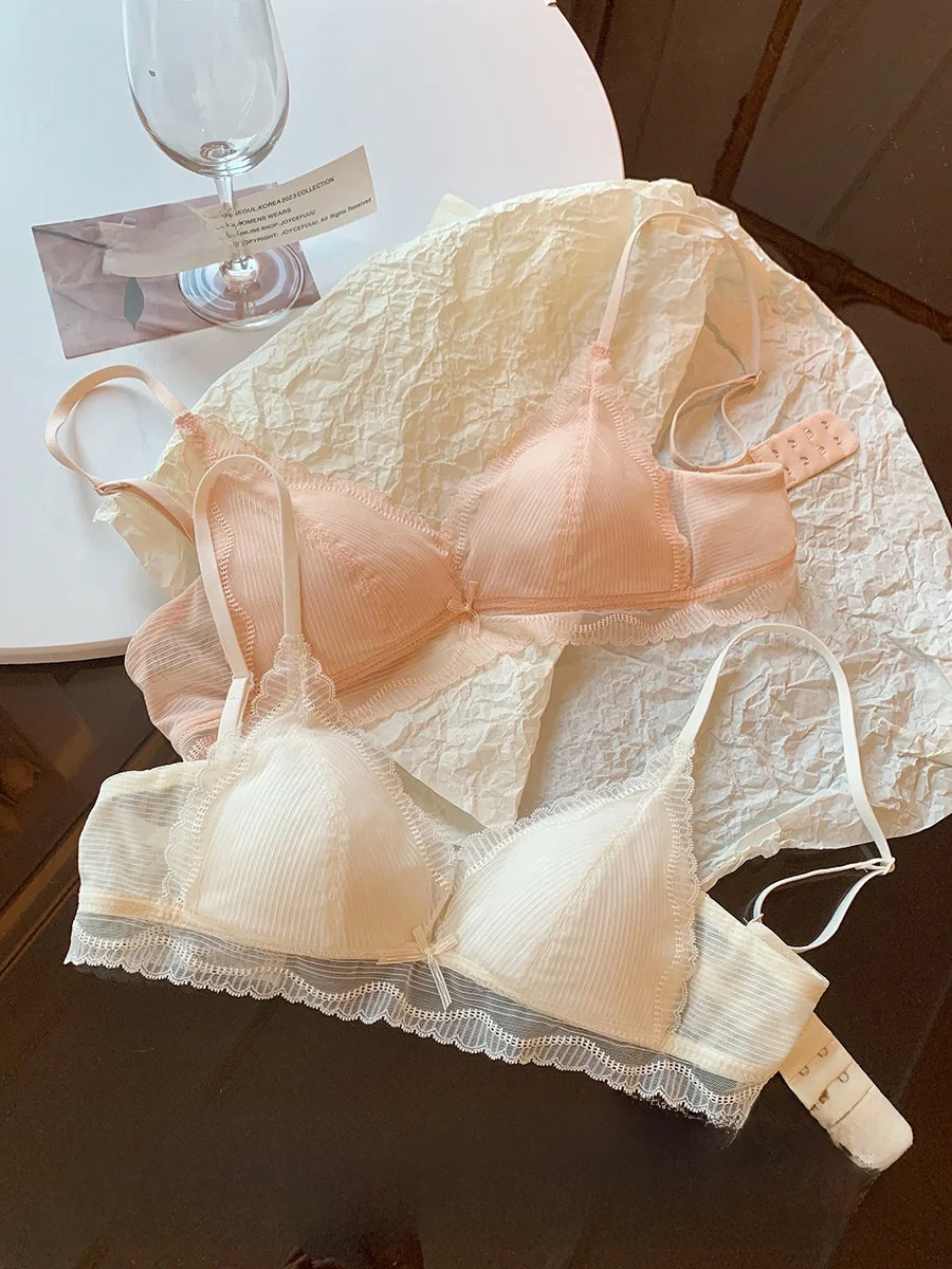 

Бюстгальтер JoyceBra Pure Desire с кружевными чашечками, легкий, дышащий, приятный для кожи, без косточек, без спинки, для женщин, летнее нижнее белье