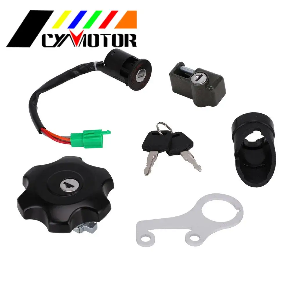 

Ignition Switch Fuel Gas Cap Helmet Lock Keys Set For SUZUKI DRZ DR-Z 400 DRZ400SM 2005-2019 Dirt Bike Motocross Accessories