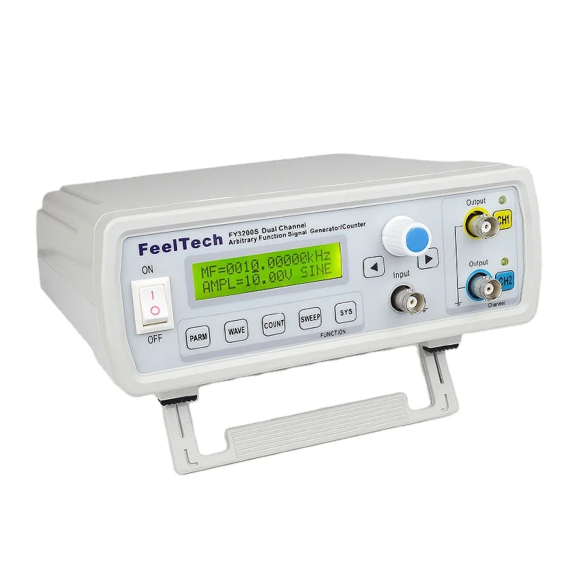 FY3200S 25MHz Dual Channel Arbitrary Waveform DDS Function Signal Generator 10mVpp-20Vpp Frequency Meter