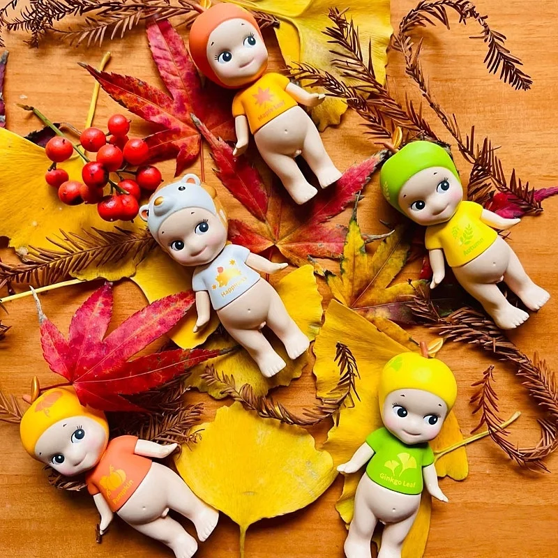 

Новые мини-фигурки Sonny Angel, серия урожая, тыква, кленовый лист, осенняя глухая коробка, украшения, куклы, фанаты, сюрприз, подарок на день рождения, Рождество