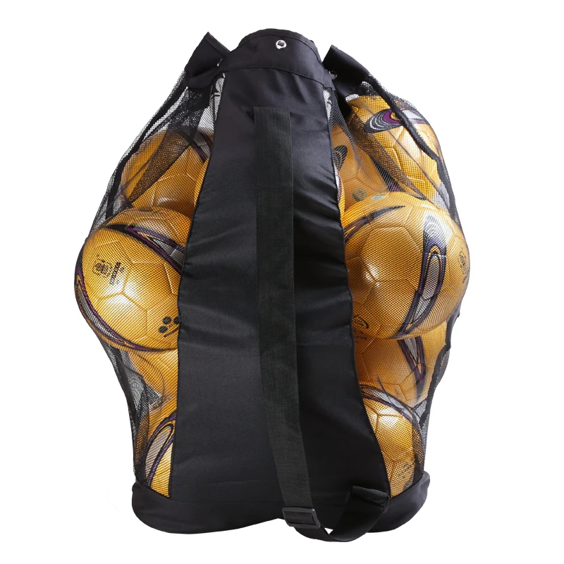 1 thickened single shoulder large capacity soccer basketball volleyball bag net bag storage bag large ball bag