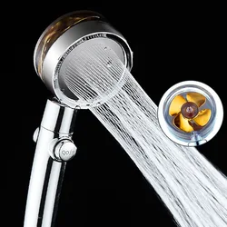 Pommeau de douche à hélice, pluie, haute pression, économie d'eau, accessoire HOShower, buse pressurisée, adaptation universelle