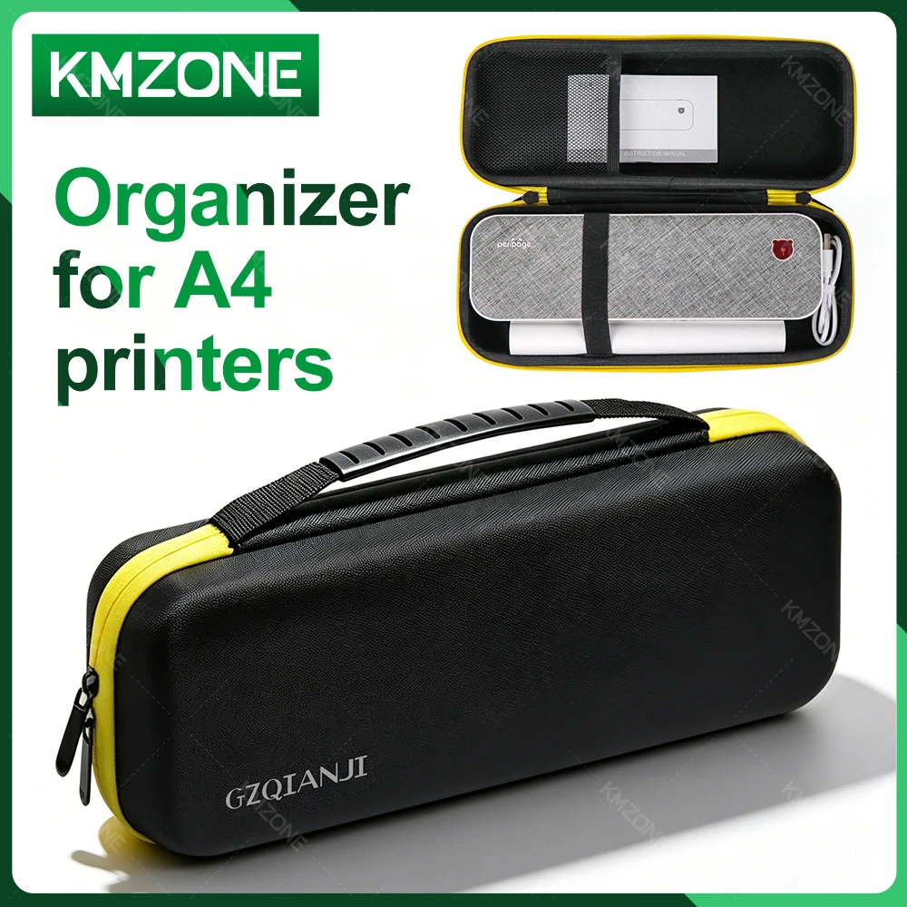 Bag Case for A4 Thermal Printer Peripage A40 F1S F2S MT810 A​4 Printers Prganizer Bag