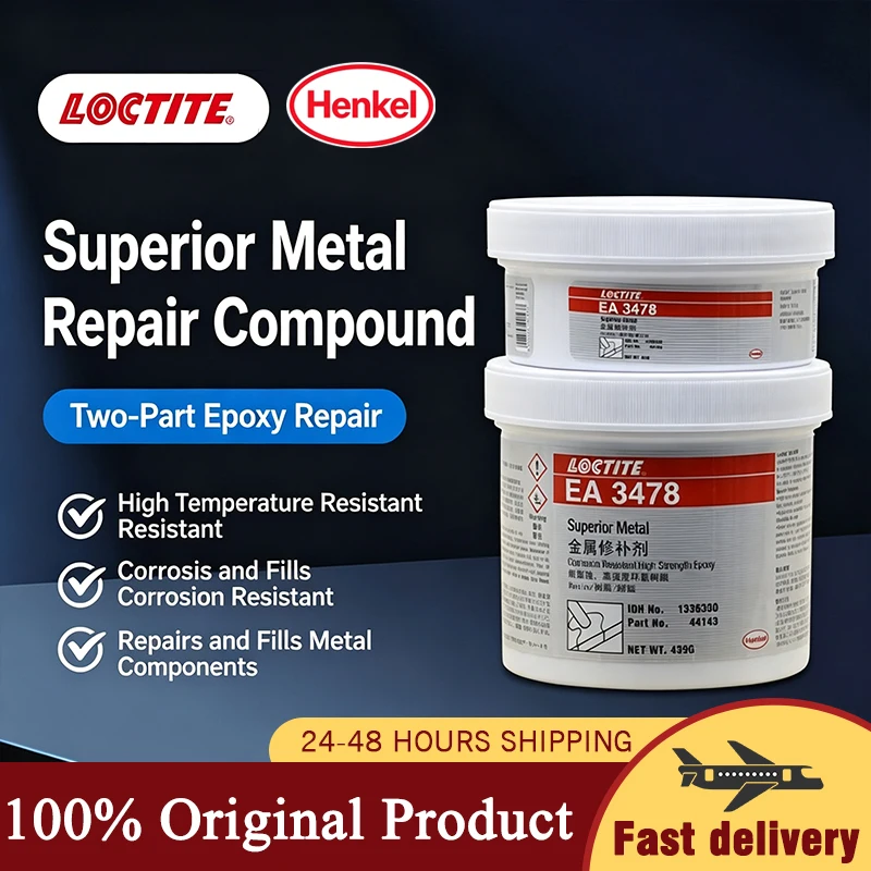 Original Loctite EA 3478 Repair Epoxy Resin 500g Gray Surface Protective Coating Fixmaster Superior Metal