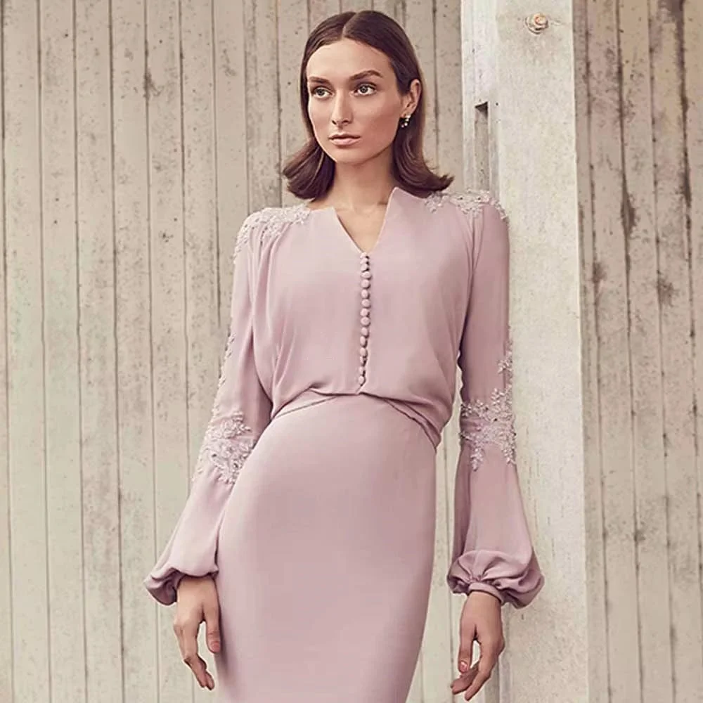 تخصيص رائعة طويلة الأكمام حورية البحر مساء اللباس الساحرة Ruched فساتين لحضور الحفلات الموسيقية الزنانير الدانتيل زين حزب ثوب Fساتين Sher