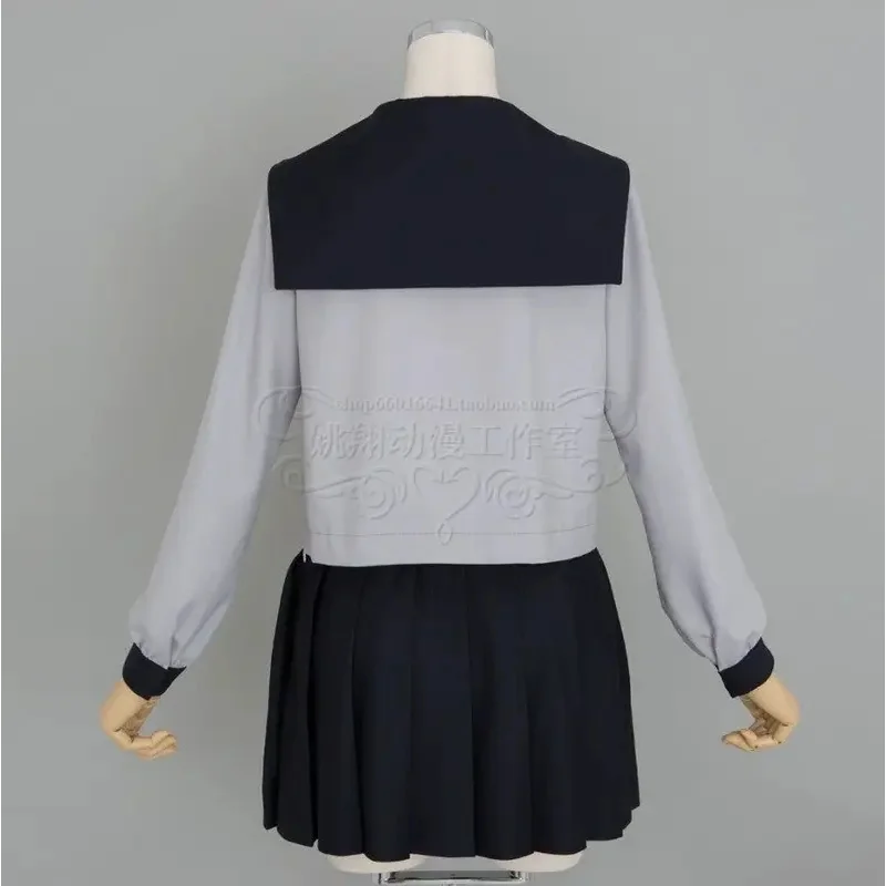 2025 11 애니메이션 13 센티넬스 에지스 림 후유사카 이오리 할로윈 풀세트 코스프레 의상 상의 스커트 나비넥타이 및 wi