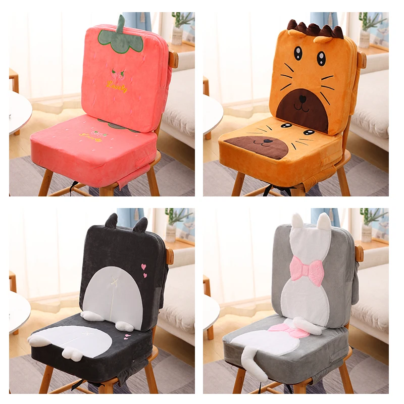 Portable Children Increased Chair Pad Soft  Adjustable Removable Highchair Chair Booster Cushion Seat Chair for Baby Care