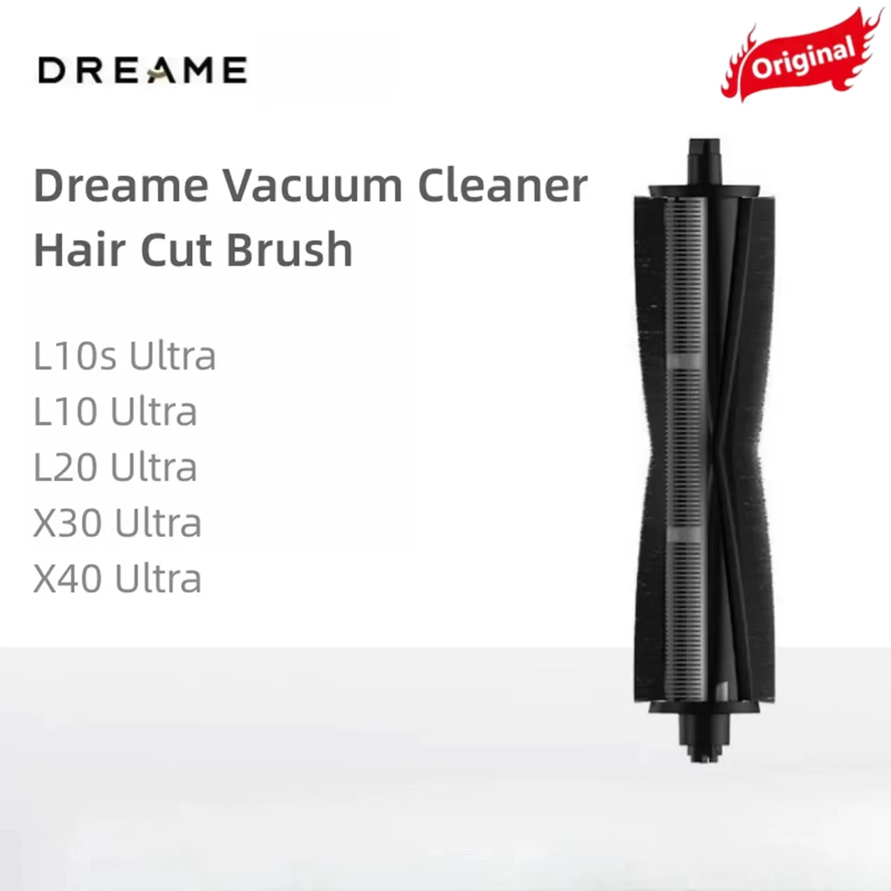 Dreame-escova anti-emaranhado para cortar cabelo, acessórios originais para l10s ultra/l10 ultra/l20 ultra/x40 ultra, escova principal