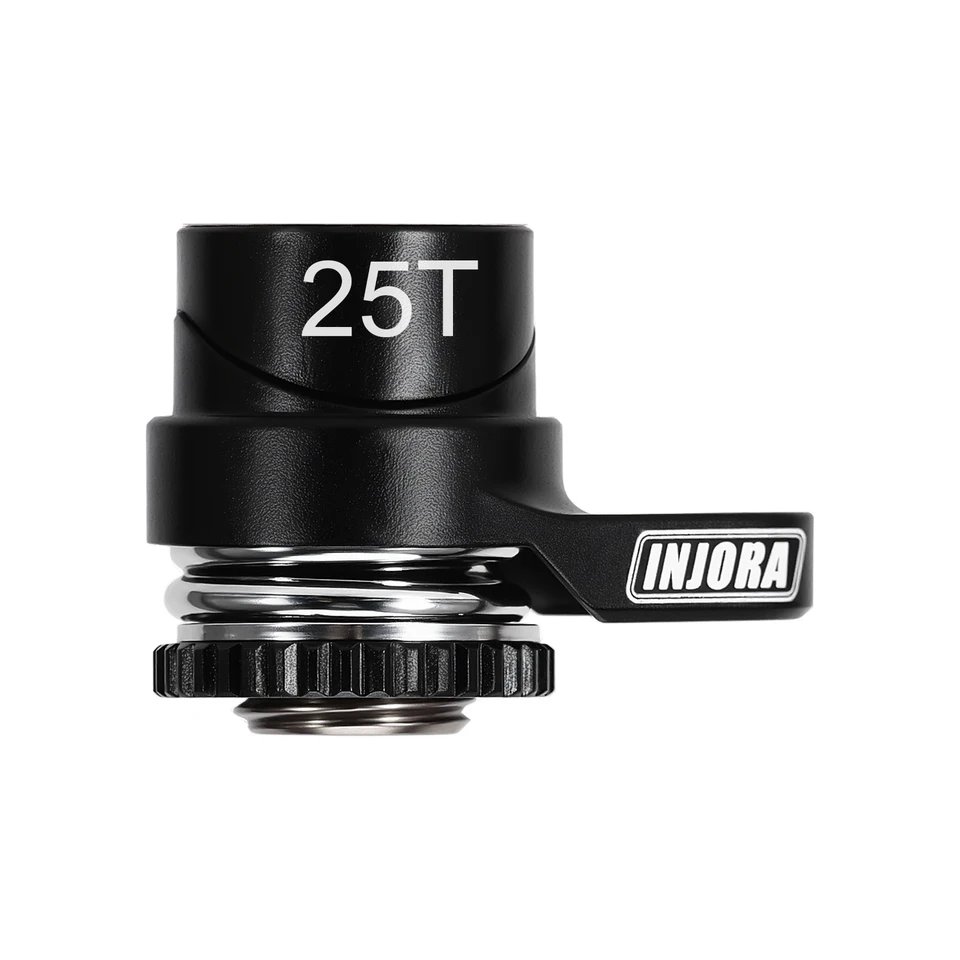 INJORA Servo Reserveset – Aluminium 20T – Voor 1/16 ARRMA Mojave GROM – CNC-gefreesd, 3,4 Gram – Professionele Uitstraling