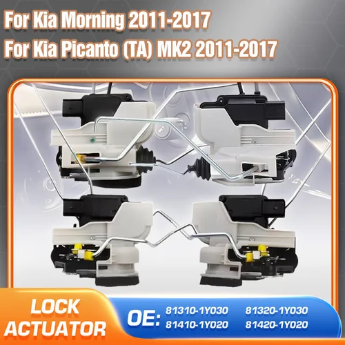 Para Kia Picanto Morning 2011 2012 2013 2014 2015 2016 2017 Actuador de cerradura de puerta 81310-1Y030 81320-1Y030 81410-1Y020 81420-1Y020