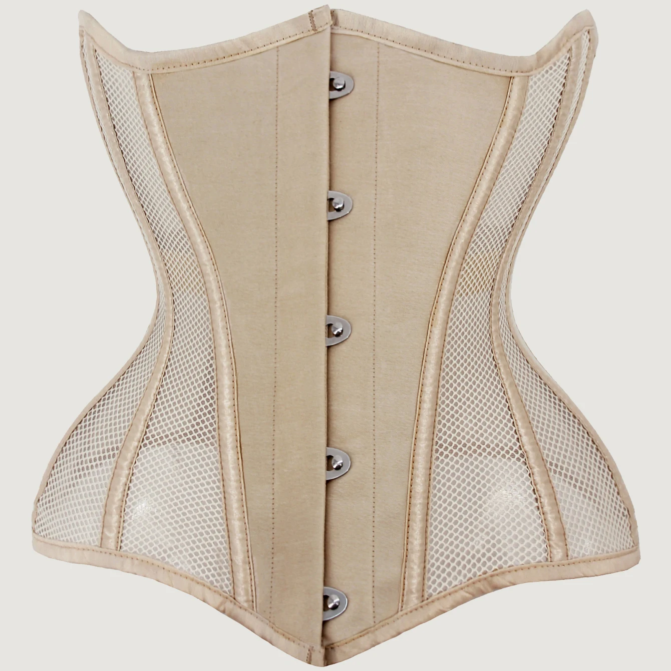 Sexy mesh corset hourglass waist corset slimming belt gothic bustiers and corsets underbust waist trainer tummy control binder