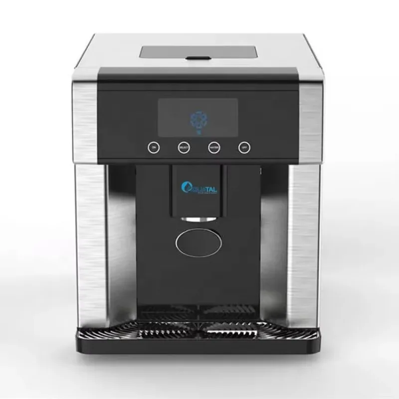 

Коммерческий бытовой электрический льдогенератор, портативный прочный чайник для кубиков льда с холодной водой, частота производства 10 шт./время