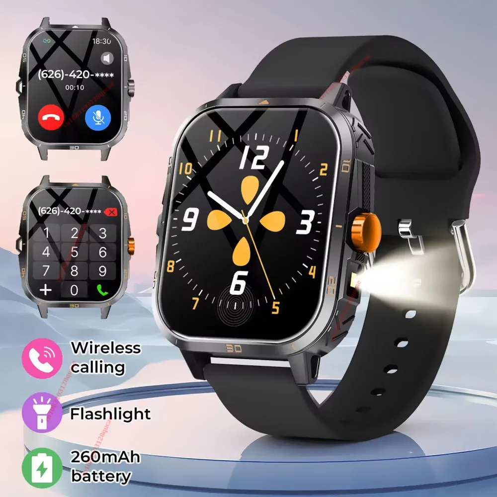 

2026 New Smartwatch Bluetooth Wireless Call Alarm Multi-Sports Hiking Remote Camera Music Weather Games for Gifts Man Woman Ht30