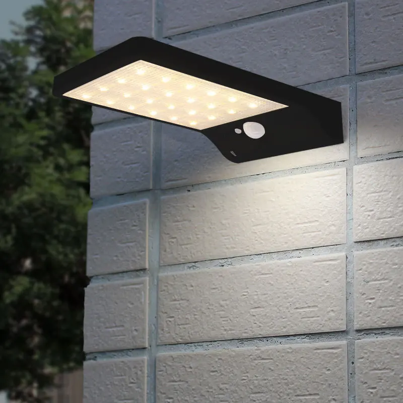 Solar New Remote Control48LEDSolar Powered Light Outdoor Integrated Street Light Household Outdoor Garden Light