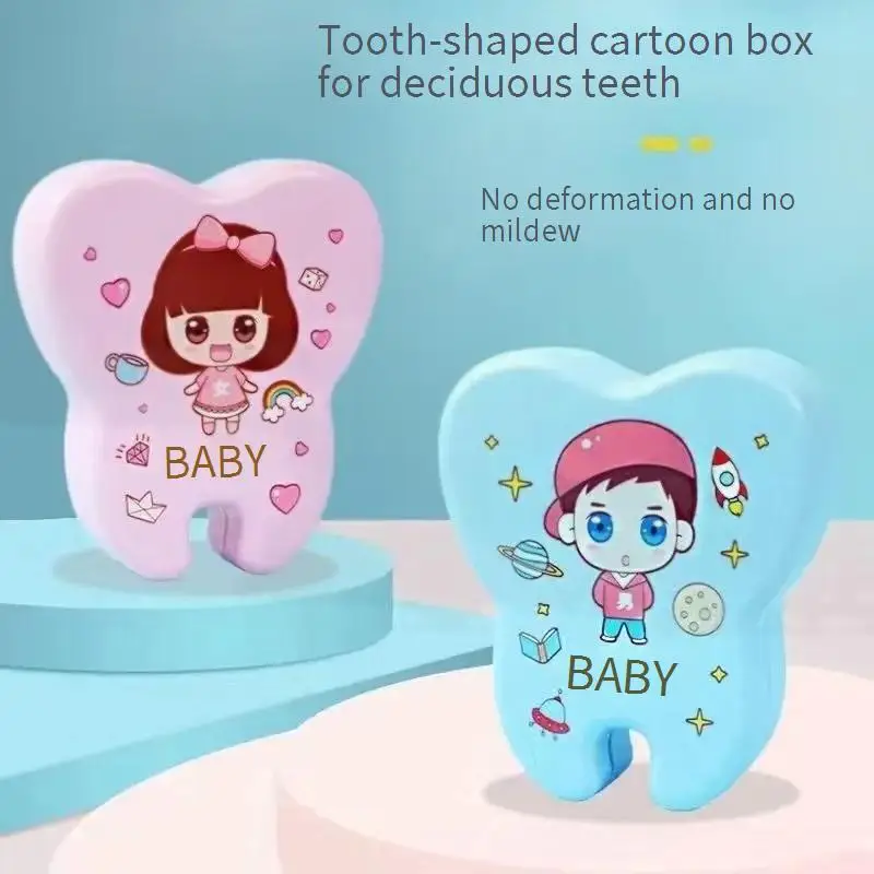 Baby Tooth Storage Box Tooth Storage Box Children's Tooth Collection Keepsake Box Girl Boy Tooth Replacement Small Box