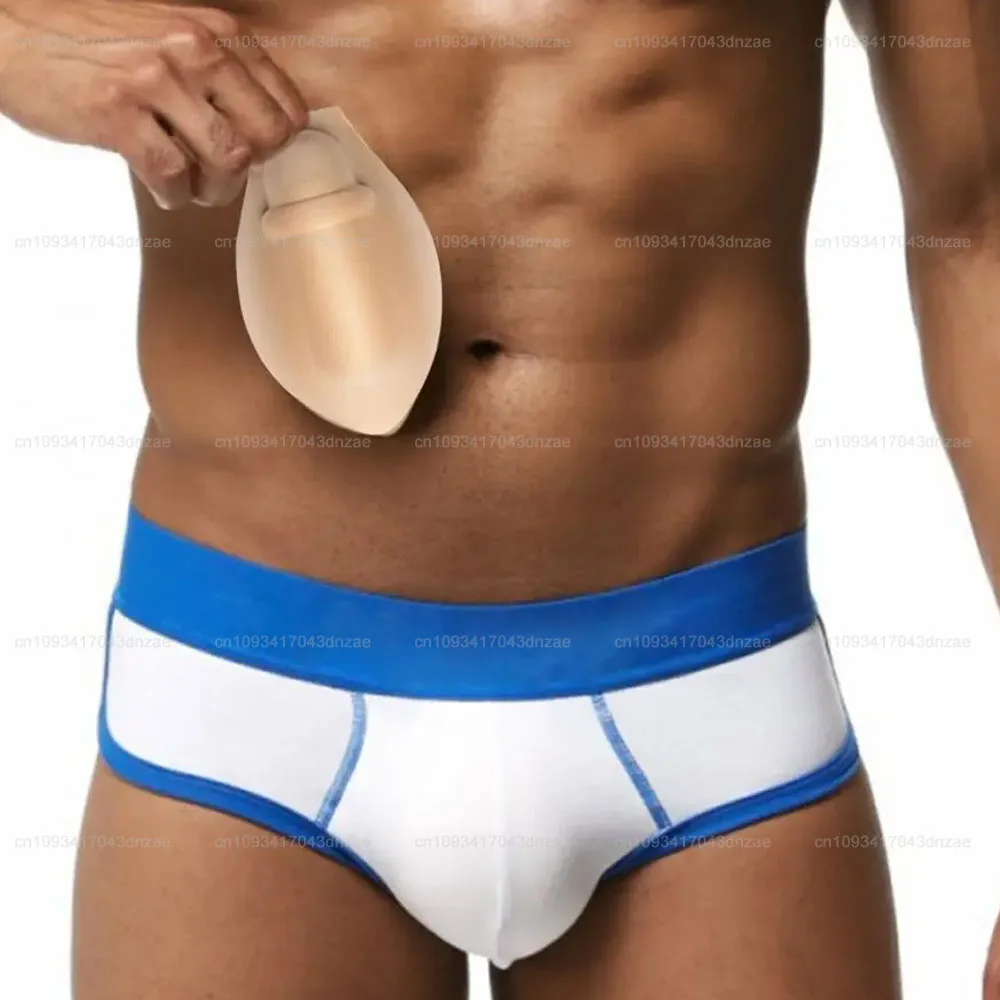 New Men Sexy Panties Bulge Pad Enhancer Cup Insert for Swimwear Underwear Underpants Briefs Shorts Sponge Pouch Push Up Pad