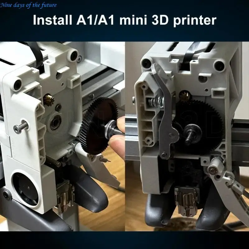 

High Precisions Extruder Gear for 3D Printer Hardened Steel Extrusion Head Gear E65A