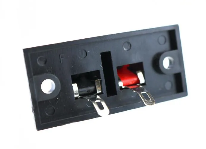 5pcs 2 Pins Audio Speaker Test Spring Terminals Clip AC/DC Connectors Jack Plug
