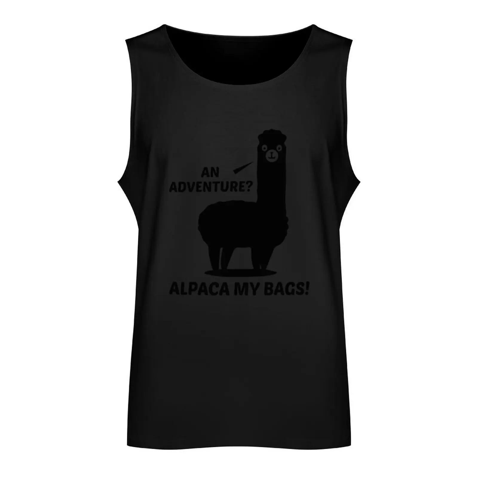 Alpaca My Bags Tank Top gym accessories man Men's sleeveless fashion 2024 man Men's singlets