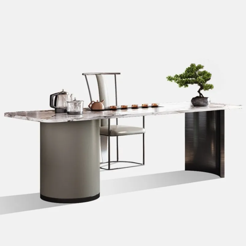 

Высококачественный легкий роскошный чайный столик Итальянское минималистское сочетание домашнего офиса Современный простой дизайнер