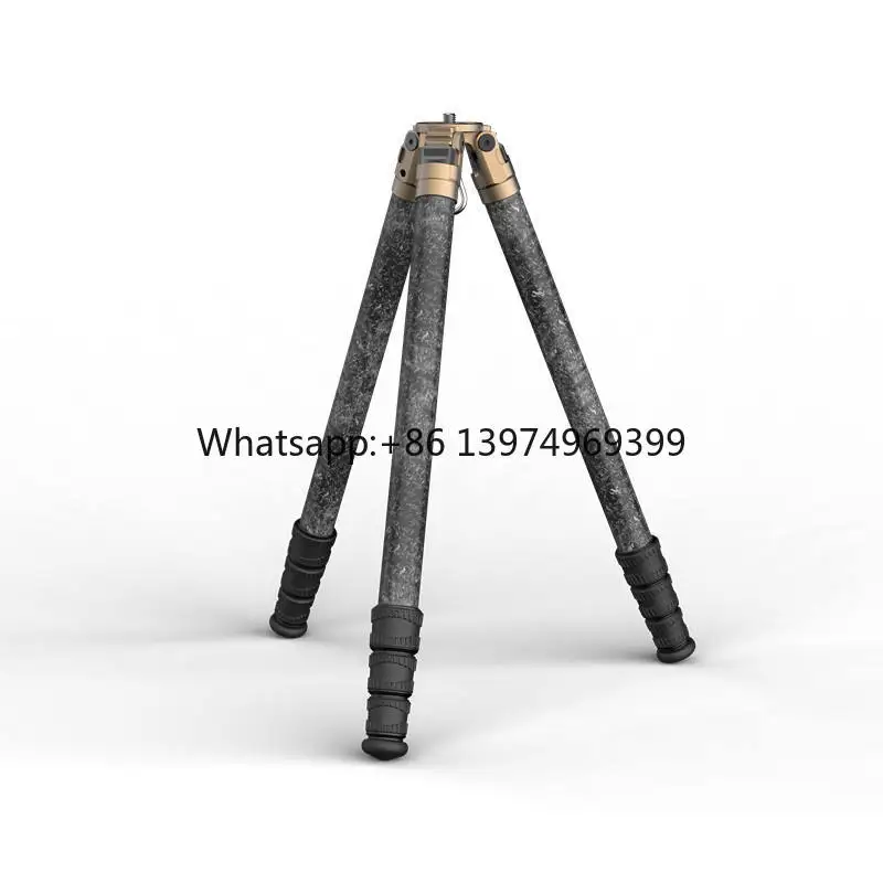 OBO Carbon Fiber Telescopic Tripod Waterproof Shockproof 20KG Load Capacity 1675mm Twist Lock 1.3kg Video Camera Mobile Phone