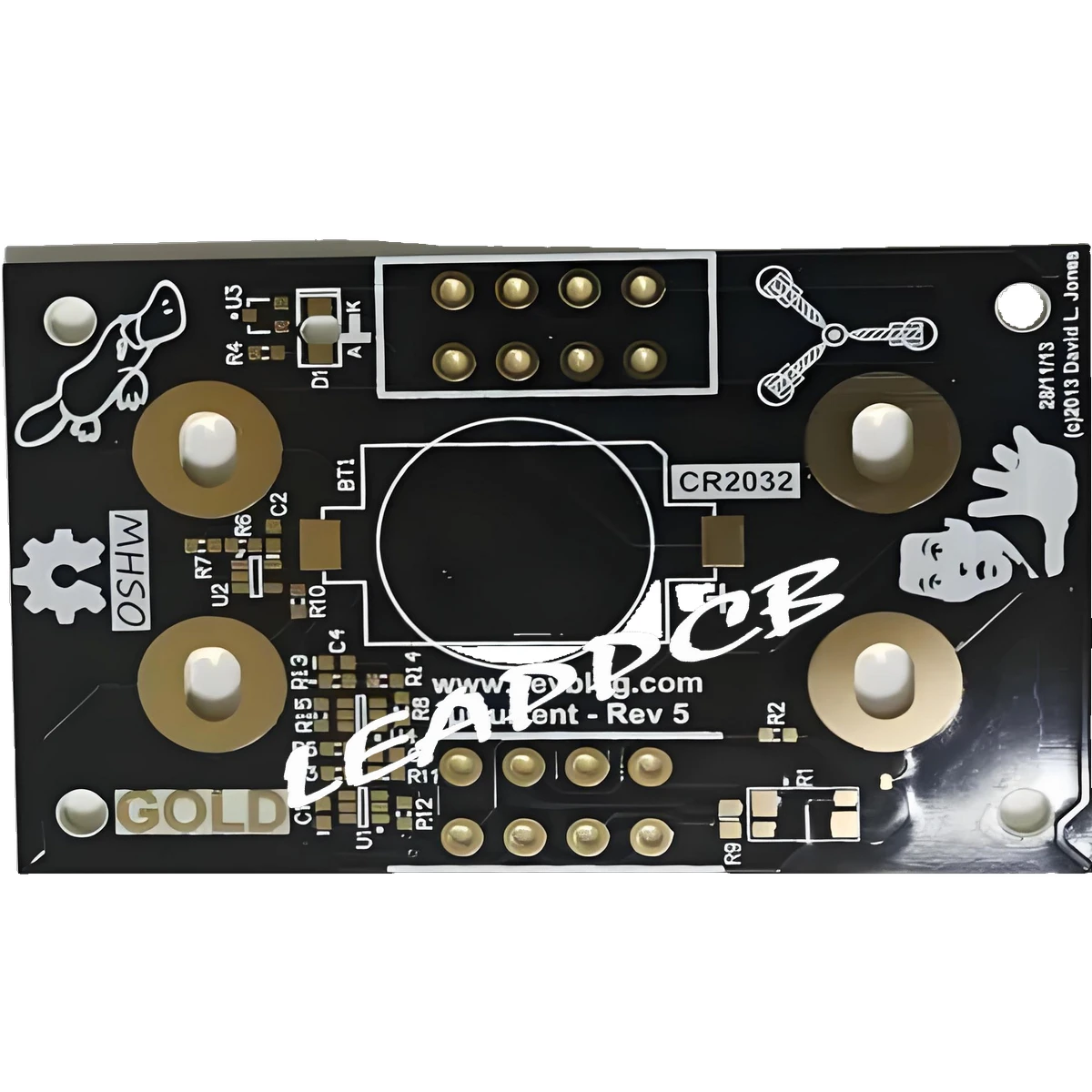 

Rogers 4350 PCB board with black soldermask color free sample before mass production