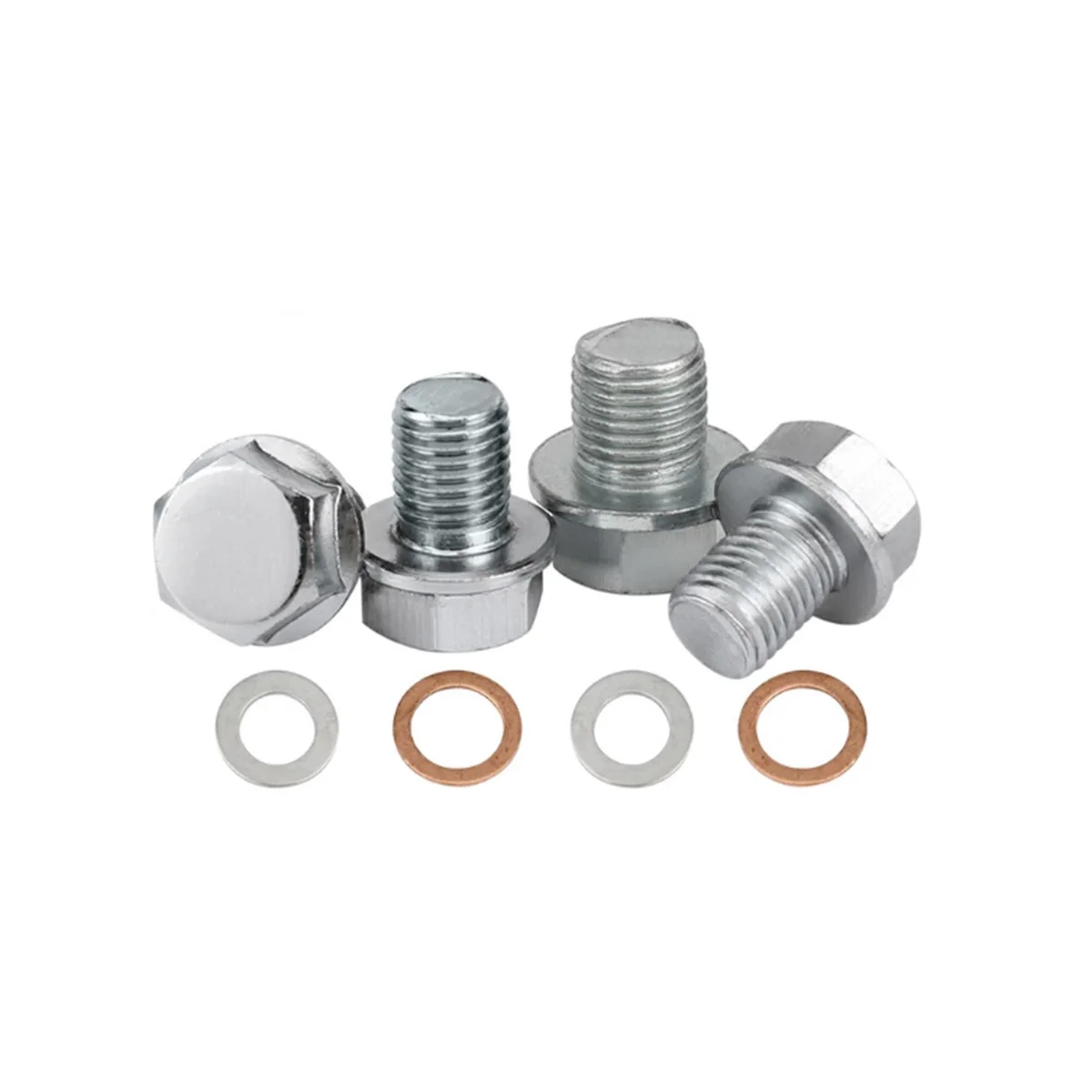M12 M14 Carbon Steel Motorcycle Oil Drain Screw Gasket Engine Oil Plug