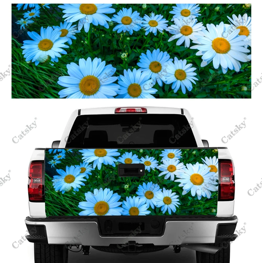 

Daisy flower Car sticker rear car rear paint modification kit vinyl suitable for car truck sticker