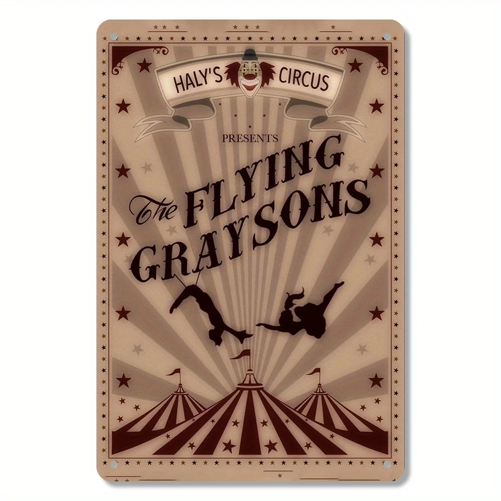 Room Decor  Night Owl Vintage Metal Tin Sign, Dick Grayson Flying Iron Wall Art,  Retro Home Decoration, Suitable for Living