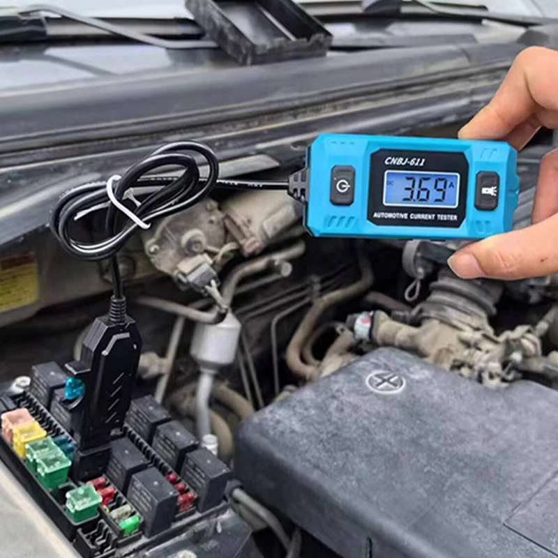 Automotive Current Tester Truck Voltage Circuit Tester Power Probe LED Digital Display Auto Repair Tool Car Accessories