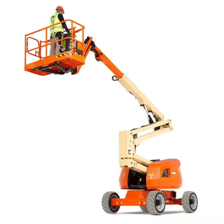 Electric Articulated Boom Lifts 15.72 M Working Height New For Hotels & Commercial Industries Platform Elevator