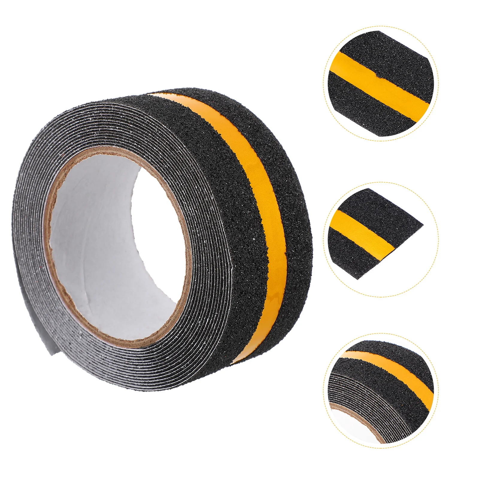 1 Roll Reflective Warning Tape Anti-Slip High Durability Safety Tape for Floor Stairs Warning and Caution Marking