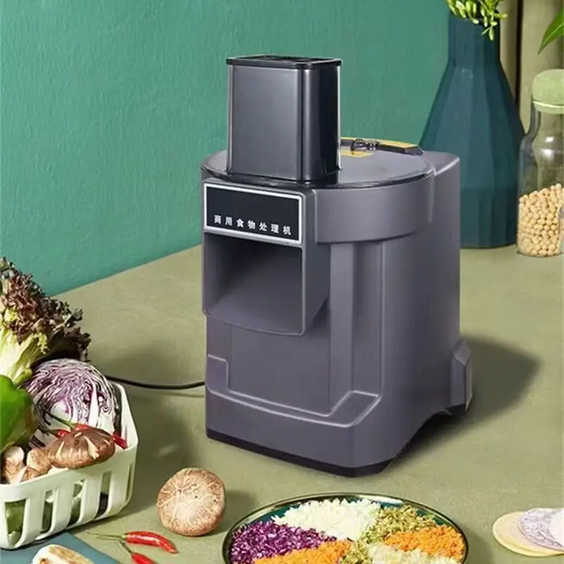 Food Chopper Commercial Electric Vegetable Cutter (Cut Vegetables Fruits Potatoes and Carrots into Cubes, Strips and Slices)