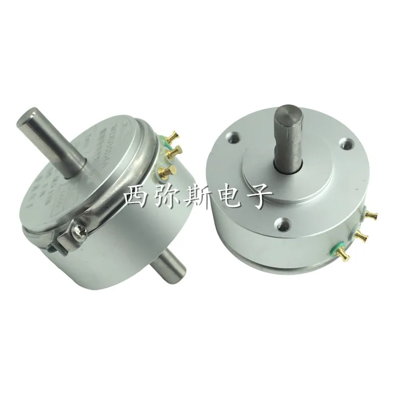 1PCS   Precision conductive plastic potentiometer WDD35D4A 1K 2K 5K 10K double output shaft angle sensor   INSTOCK