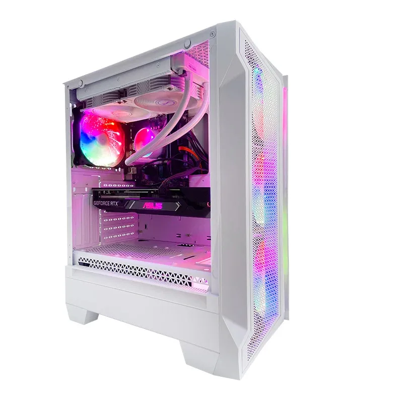 Computer desktop da gioco alto I9 di fabbrica con tastiera cablata Set di computer domestici assemblato RTX3070 3080 4070 4080 4090 PC gamer