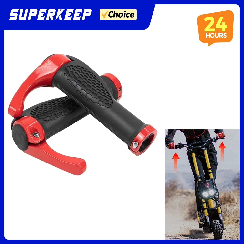 Electric Scooter Lock-on Handlebar Grip Anti-Slip Handle Gloves For Kaabo Wolf Warrior / Wolf King / Wolf X Bike Accessories