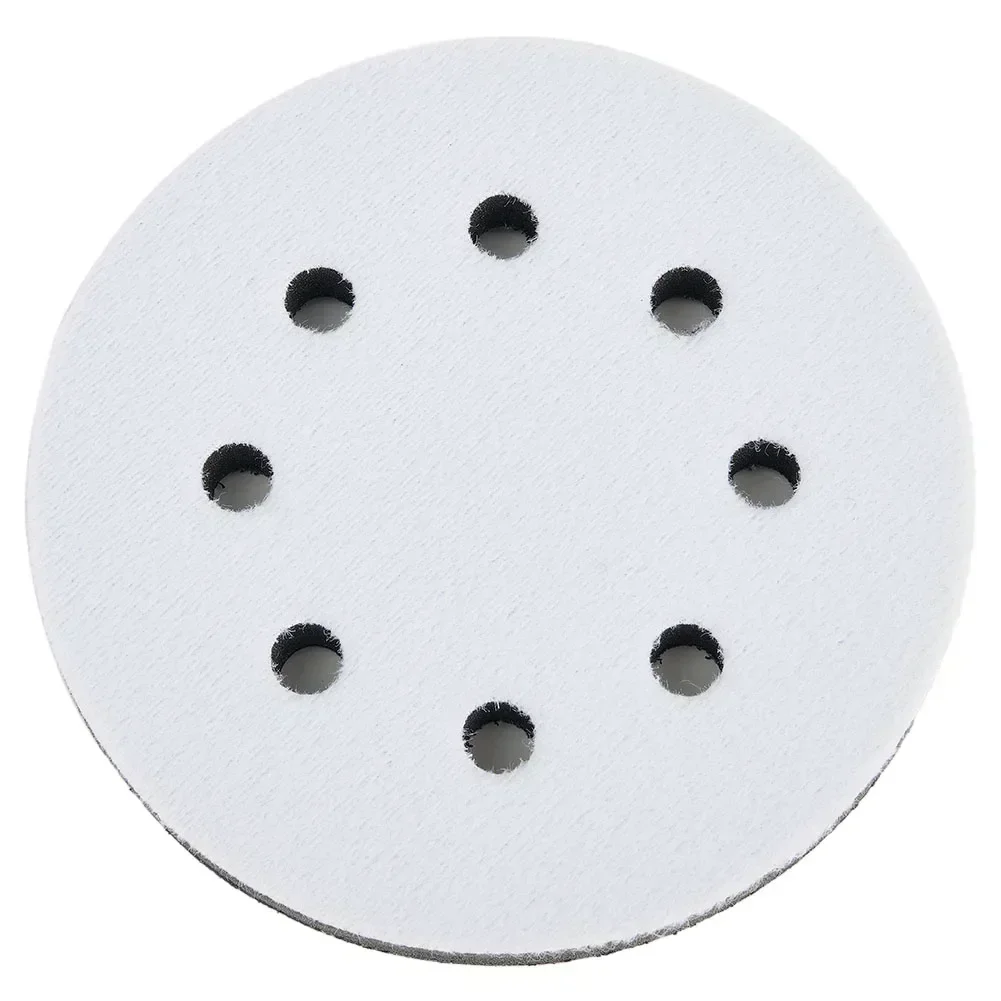 1pc 5 Inch 8 Holes Soft Interface Sanding Polishing Disc Protective Pad Backing Pad For Uneven Polishing Tool Parts