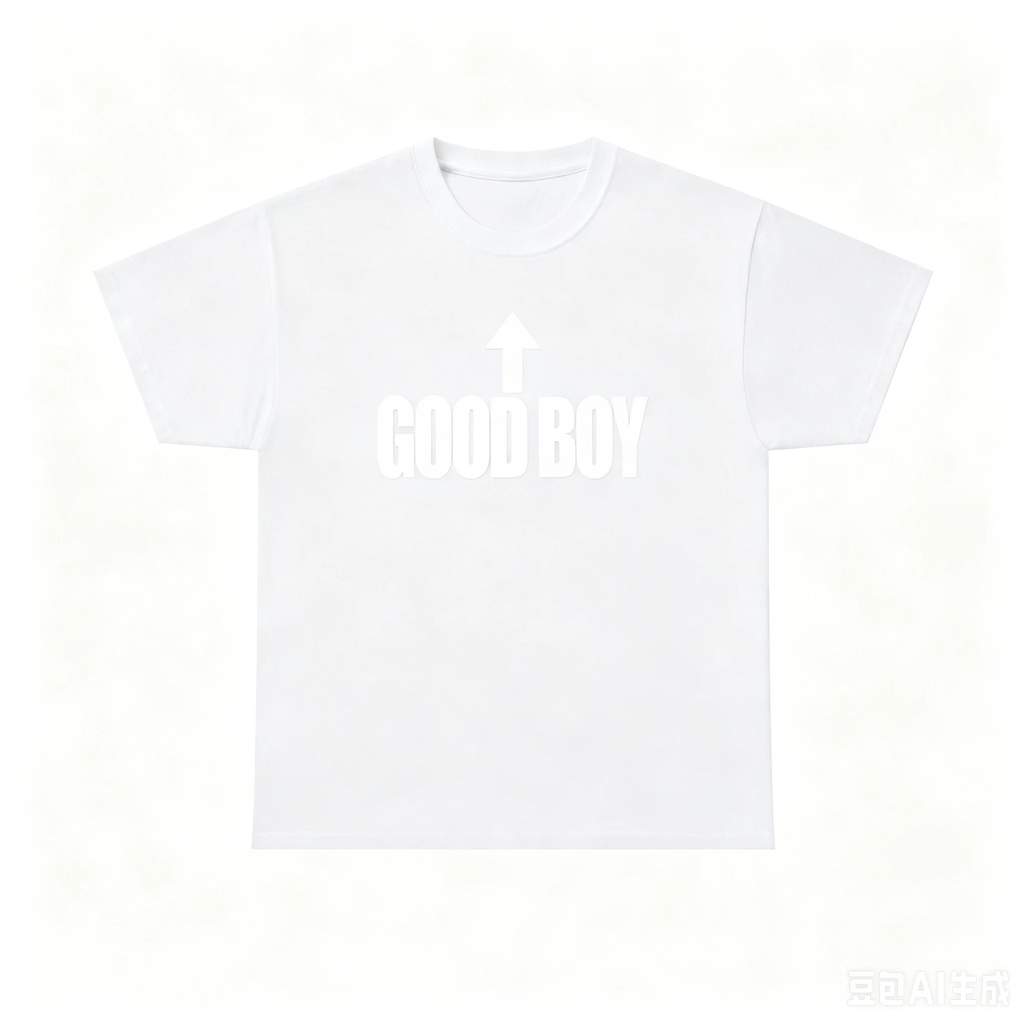 Beliebte, trendige T-Shirts in hochwertigem Design – „Good Boy“-T-Shirt, humorvolles T-Shirt mit einer lustigen Freundchaftsbeziehung im Fokus – Detail 9