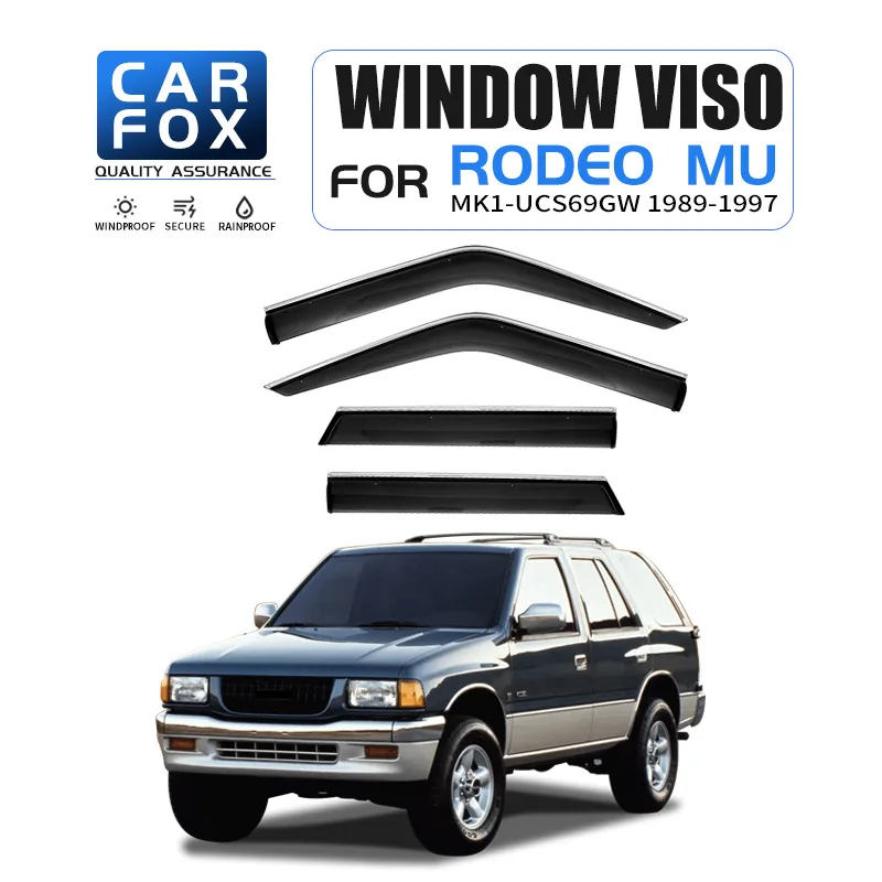 

For RODEO MU Window visor Weather Shield Side Window Deflector Car windshield weather shield Car accessories