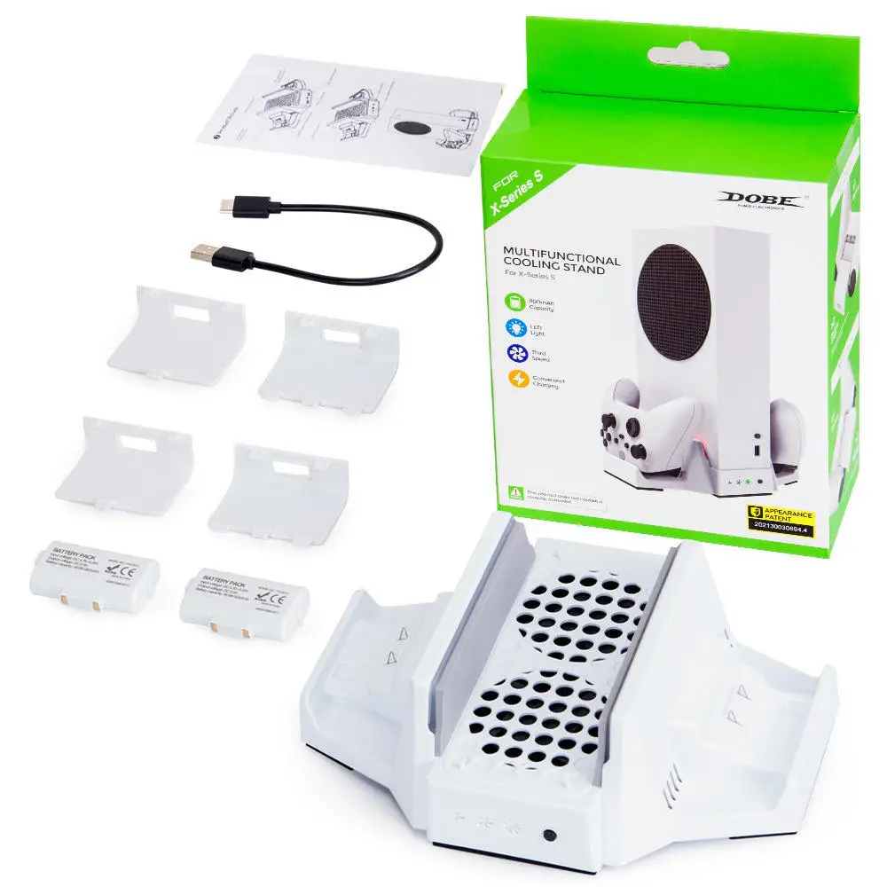 لمحطة تبريد شاحن XSS حامل قوس عمودي متعدد الوظائف لمروحة تبريد Xboxes Series S