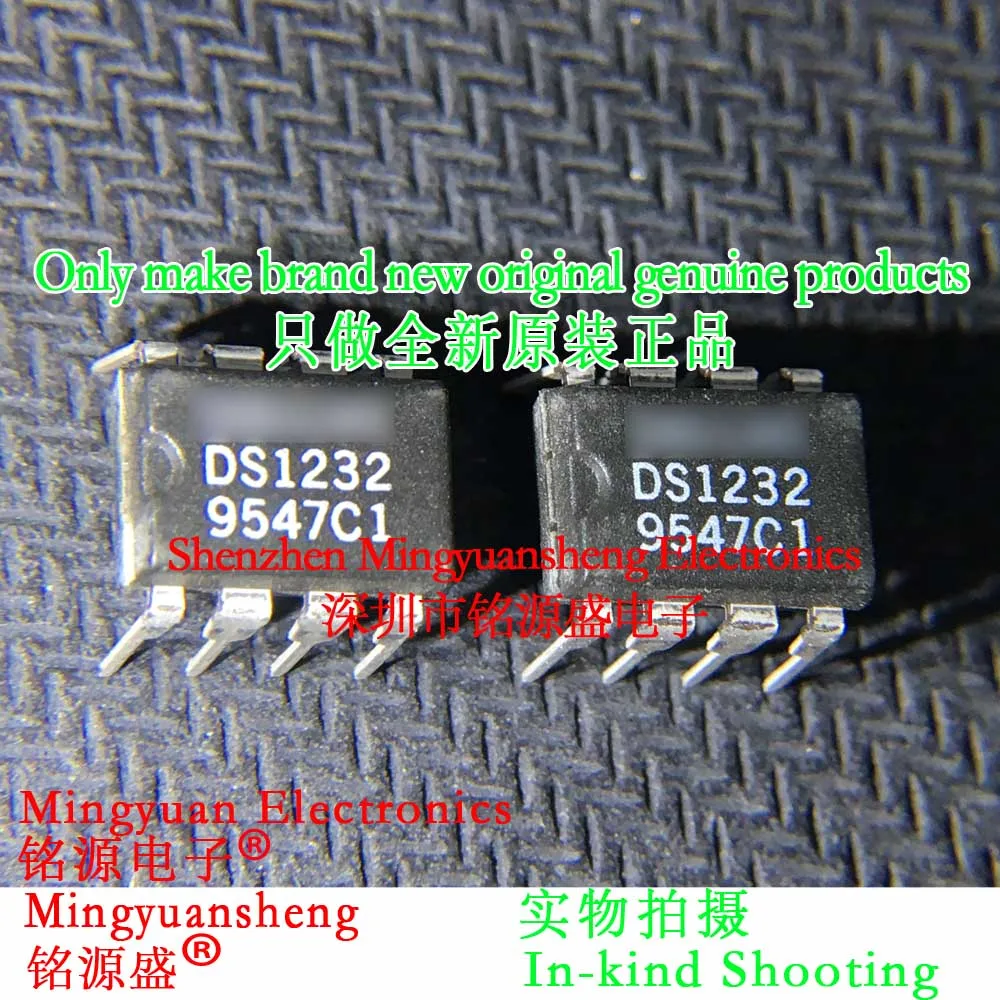 

Mingyuansheng Brand New Original Genuine Ds1232N+ Ds1232N Ds1232 Package Dip8 Direct Plug Monitoring Circuit Ic Chip