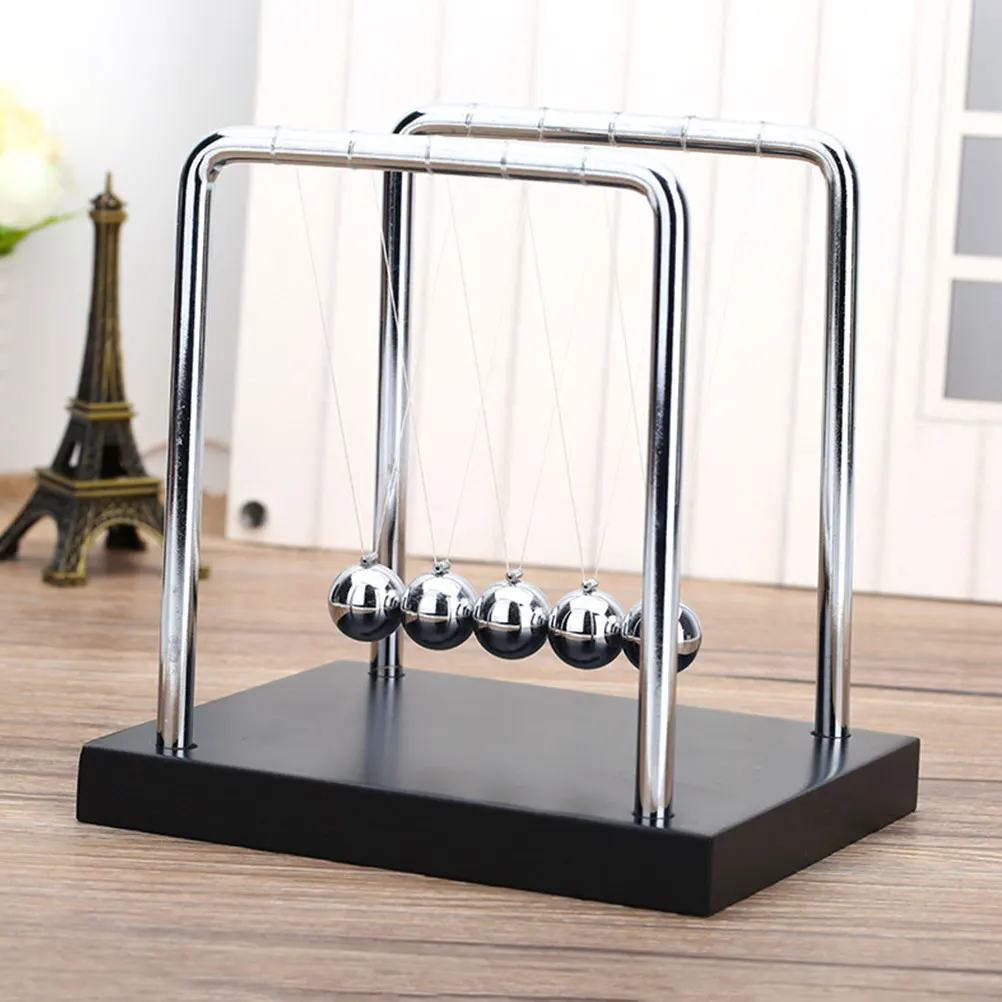 

6 Pcs Newton Ball Swing Accessories Charm Decoration Beads for Jewellery Making Balance Stainless Steel Jewelry Unique