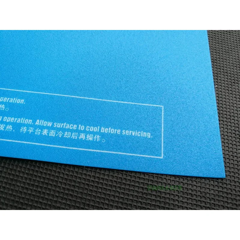 10pcs 232x154mm Flashforge Creator Pro / Creator Pro 2 / Dreamer / Dreamer NX 3D Printer Blue Heated Bed Tape Print Sticker