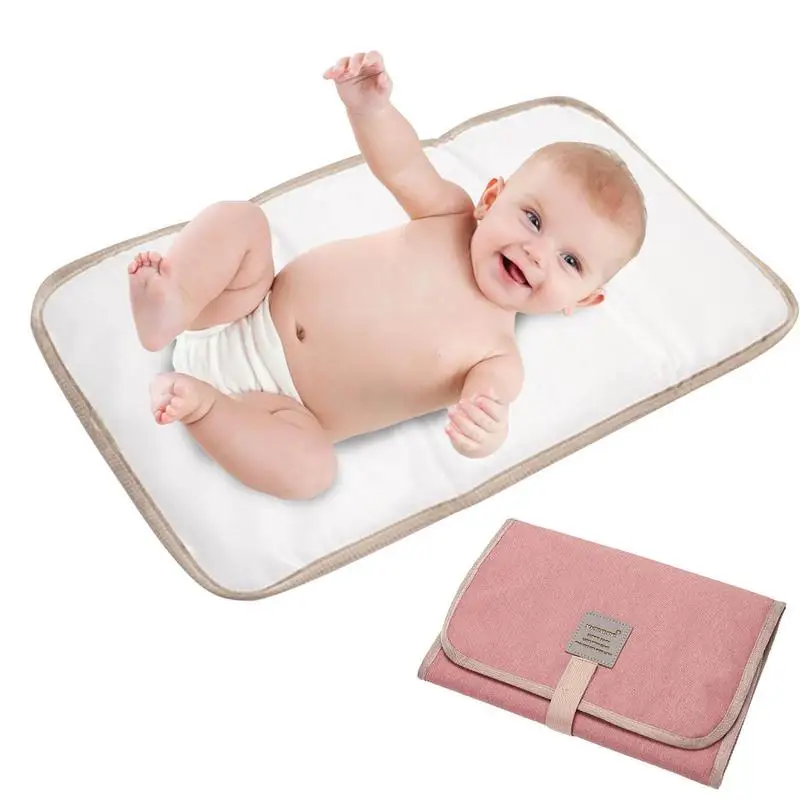 Foldable Baby Diaper Changing Pad Waterproof Newborn Diaper Pad Portable Toddler Changing Table Durable Oxford Baby Diaper Sheet